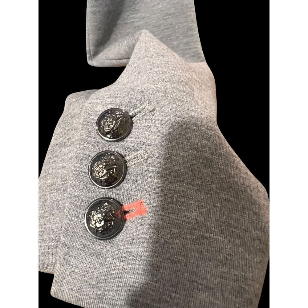 Gap Academy Blazer Womens SM Gray/Coral Piping FALL Light Academia american prep - Picture 7 of 10